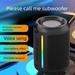 2025 New Wireless Bluetooth Mini Portable Subwoofer Waterproof Small Speaker Universal Home Desktop Bathroom_voghion.com
