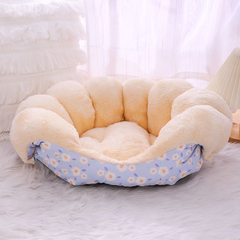 Winter Sleep Warm Cat Nest Sofa Nest Can Be Closed Multi-creative Nest Plus Fleece Thickened Dog Nest_voghion.com