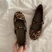 Super Leopard Print Mary Jane Single Shoe Women's 2025 Summer New French Button Soft Sole Ballet Flat Scoop Shoes_voghion.com