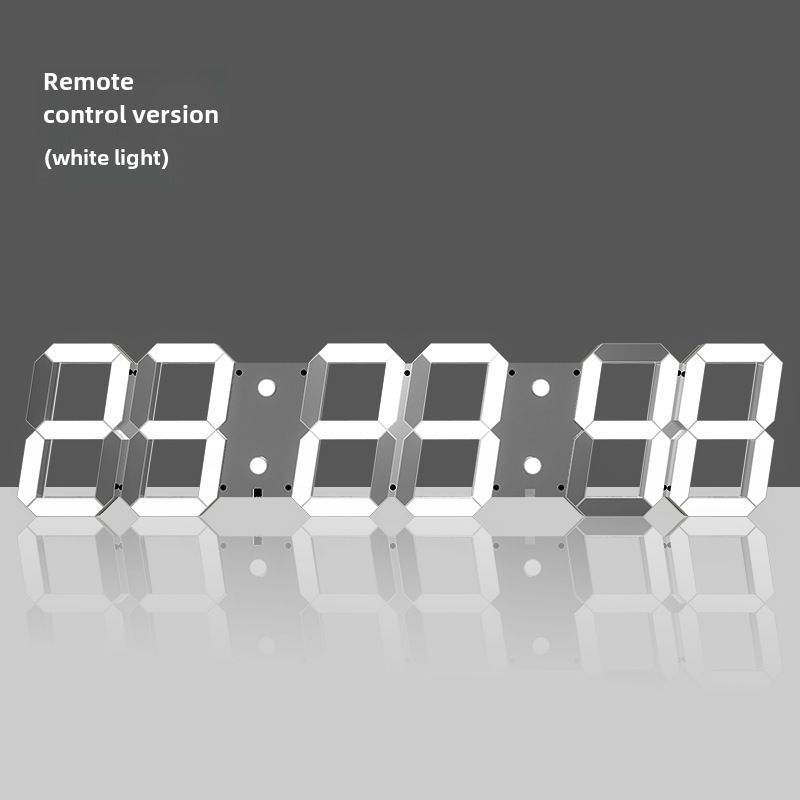 LED Digital Timer Wall Clock Large Size Meeting Room Calendar_voghion.com