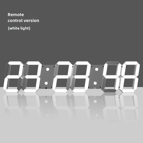 LED Digital Timer Wall Clock Large Size Meeting Room Calendar_voghion.com