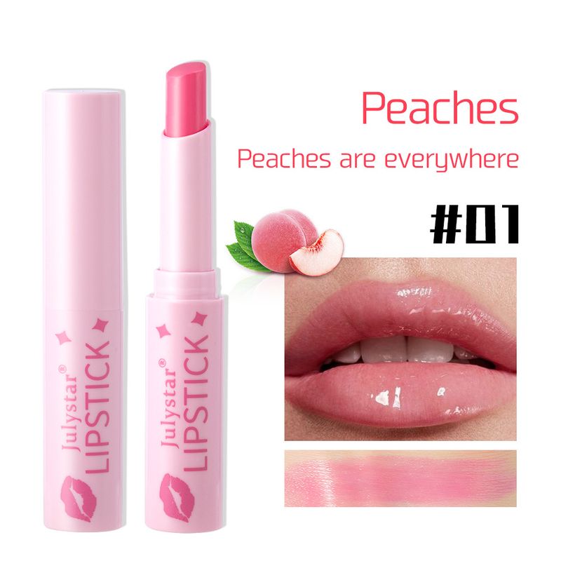 Julystar Hydrating Long-Lasting Lip Balm With Vitamin E - Thermochromic Fruity Lipstick For Custom Color & Moisture_voghion.com