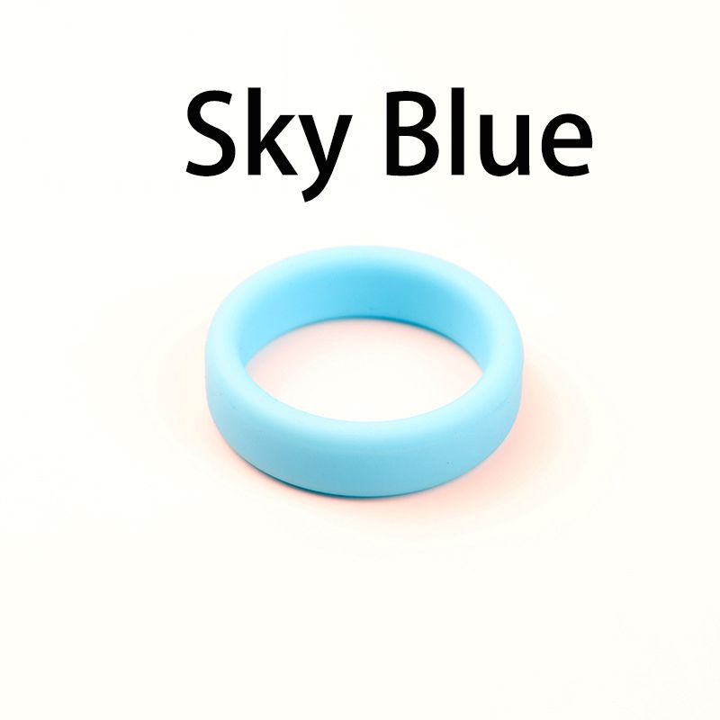 6 anelli colorati per il pene, ritardano l'eiaculazione, in silicone, riutilizzabili, per lo sperma, per l'ingrandimento del pene, giocattoli sessuali per uomini, anelli di coppia_voghion.com