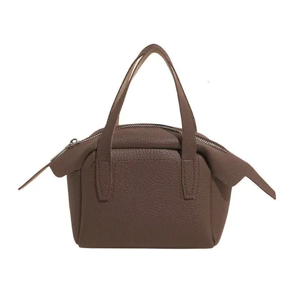 Borsa a mano in stile minimalista coreano per donna, estiva, versatile, con texture litchi, casual, per spostamenti all'aperto, piccola, quadrata_voghion.com