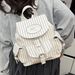 Cross-border Korean Version Backpack Women's 2025 New Fashion College Style Backpack Versatile Large Leisure Travel Bag_voghion.com