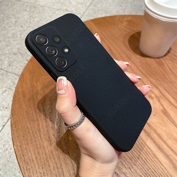 Schlanke Silikonhülle für Samsung Galaxy S22 Plus S20 Ultra S21 FE A52 A72 A32 A51 A71 A12 M51 Note 20 Ultra Matte Soft Cover_voghion.com