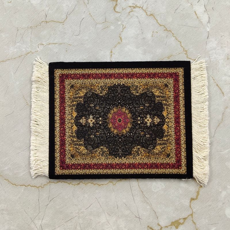 Unbeatable Quality Dunhuang Mural Caisson Ceiling Art Teacup Mat Mogao Grottoes Small Size Mouse Hand Warmer Wristband Pad Dining Table_voghion.com