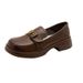 Top Layer Rindsleder Britische Echtleder-Loafer 2025 Frühling Sommer Neue Slip-On-Freizeitschuhe für Damen_voghion.com