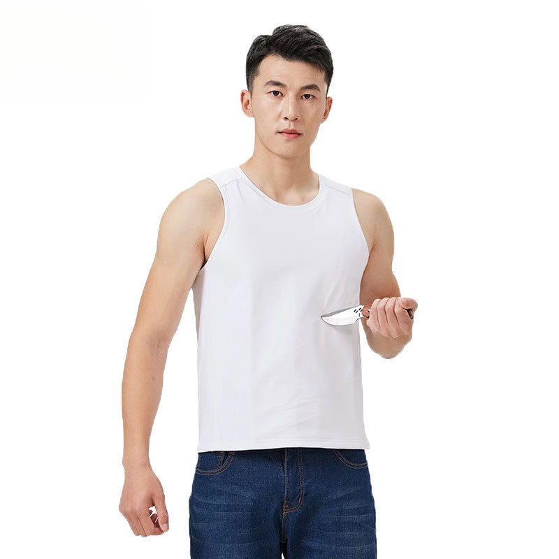 Durchstichfeste, schnittfeste, atmungsaktive und hautfreundliche Sicherheitsweste in Schwarz – Großhandel_voghion.com