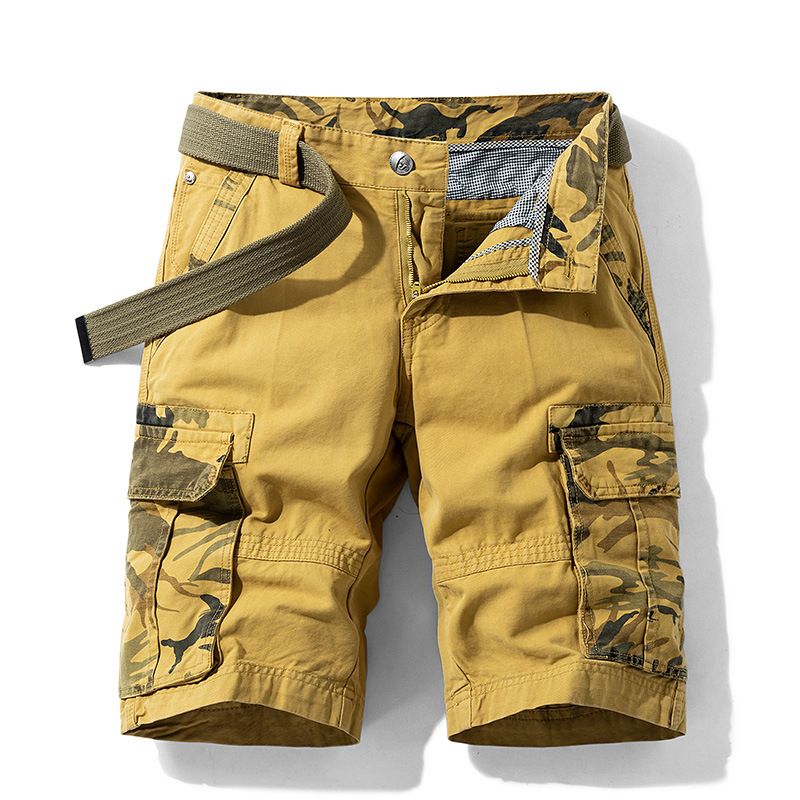 Abbigliamento maschile Estate Uomo Nuovo modello Lavato Lavoro Pantaloncini Tempo libero All'aperto Largo_voghion.com