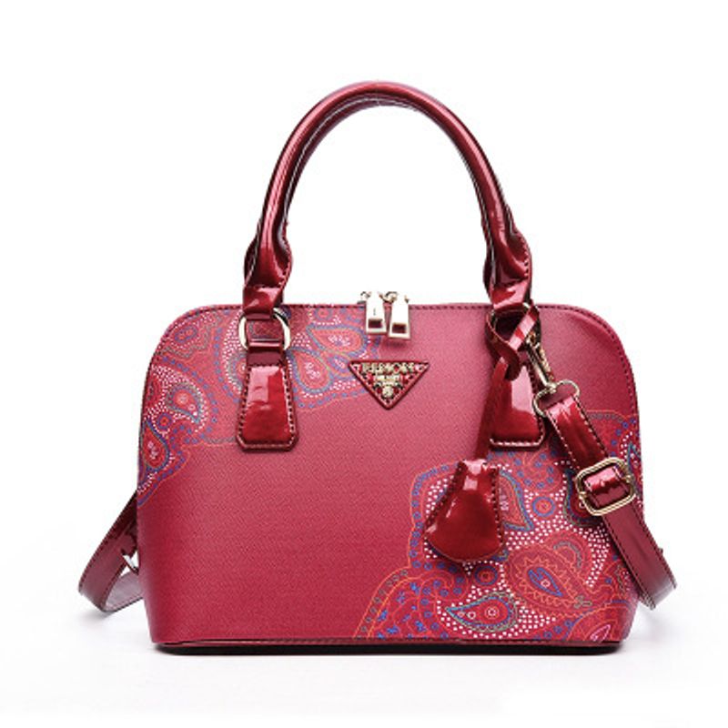 Sacs pour femmes nouveau style ethnique bleu et blanc porcelaine femme sac version d'un sac à main à bandoulière sac messager rétro mode sac coquillage_voghion.com