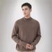"Maglione termico da uomo foderato in pile - Strato base invernale con scollo medio/alto/rotondo in colori classici"_voghion.com