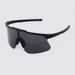 Cycling Windproof Sand Unisex UV Protection Sunglasses Climbing Skiing Mountaineering Goggles Black Frame White Mercury_voghion.com