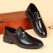 2025 New Business Large Size Crocodile Pattern Slip-On Casual Versatile Formal Men's Leather Shoes_voghion.com