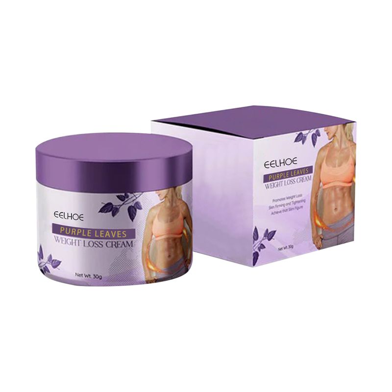Crema hidratante reafirmante y moldeadora de hojas moradas, pequeña, delgada, curvada, embellecedora y adelgazante, nuevo y popular 2024_voghion.com