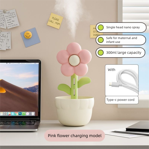 Mini Humidifier For Home, Silent Portable Dormitory Student Hydration Air Conditioner Moisturizing Desktop Office_voghion.com