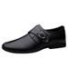 Business Casual Herren, Top Layer Rindsleder Professionelle Arbeit Hochzeit Friseur Formelle Schuhe, Jugend Lederschuhe für Männer_voghion.com