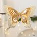 Butterfly Christmas Tree Decorations – Set Of 24 Realistic Floral Butterflies For DIY Holiday Decor (Window/Tree/Tabletop Display)_voghion.com