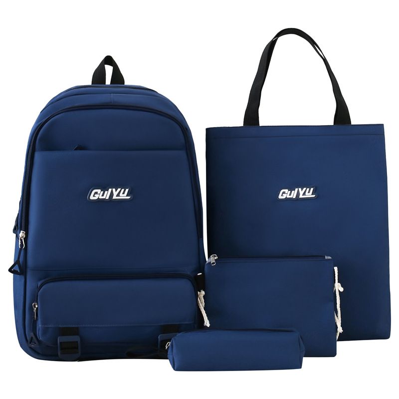 Zaini per bambini, zaini per la scuola primaria e secondaria, zaini di grande capacità, alla moda e casual, borse per tutoraggio in quattro pezzi_voghion.com