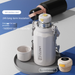 Grande capacità isolata per uso domestico in acciaio inossidabile 316 con rivestimento interno, bottiglia per acqua per studenti e bambini, portatile con_voghion.com