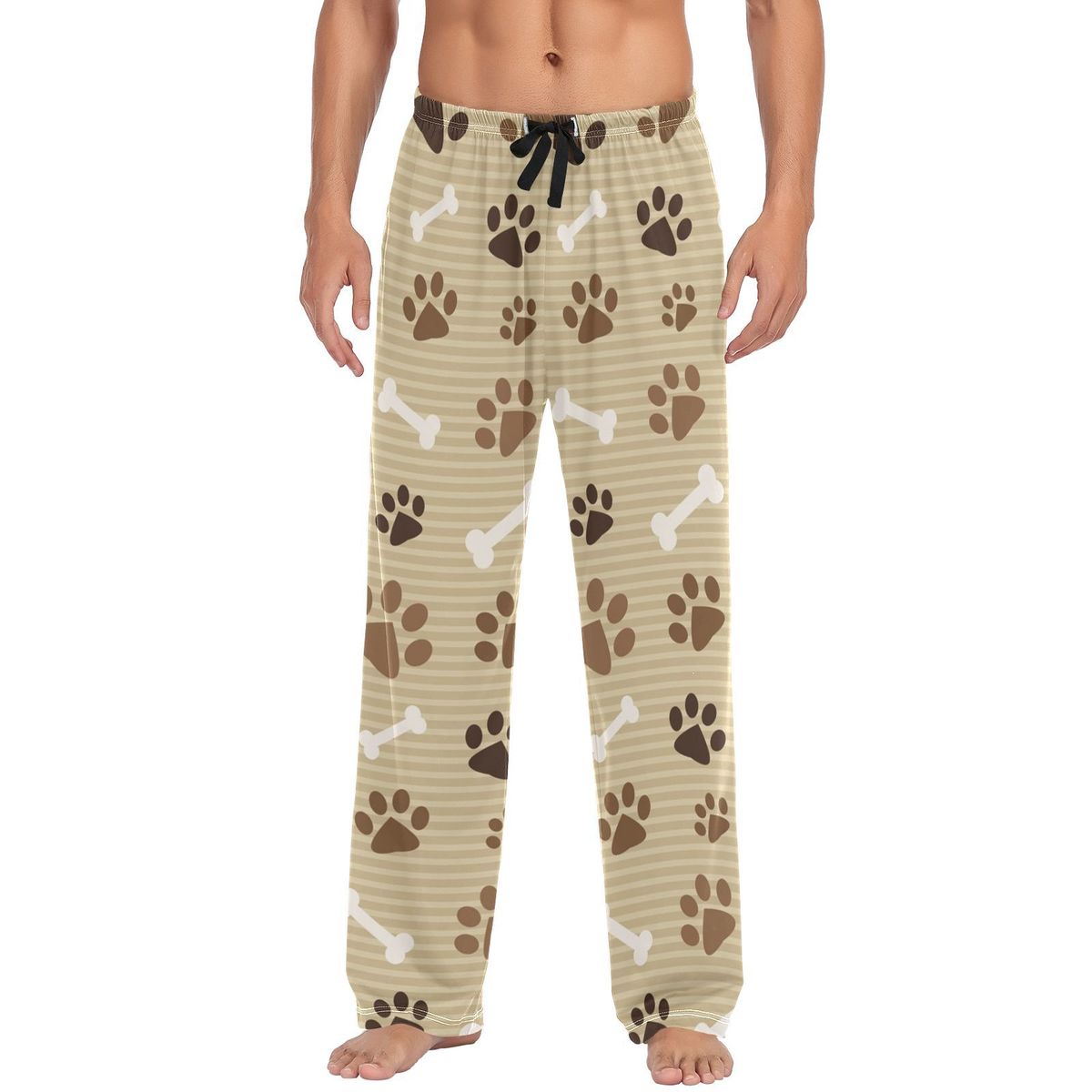 New Design Classic Customized Sleep Bottom Men's Cotton customs Pama Pants cheap price_voghion.com