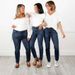 Dameskleding Jeans Grote maten Elastische Slim Fit Potloodbroek Rechte Denim Broek_voghion.com