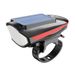 Solar charging bicycle light Riding light Strong horn light Outdoor equipment flashlight Bicycle headlight_voghion.com