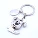 Portachiavi in metallo a forma di cucciolo, simpatico portachiavi mobile, regalo creativo_voghion.com
