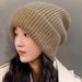 Winter Neue grenzüberschreitende Slouchy Beanie Damenmode Vielseitig gestrickte koreanische Stil verdickte warme Kopfwickelmütze_voghion.com
