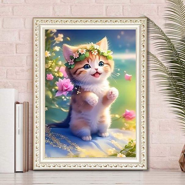 DIY Diamond Painting, 30 * 40CM (free High-end Gold-plated Pattern Photo Frame)_voghion.com