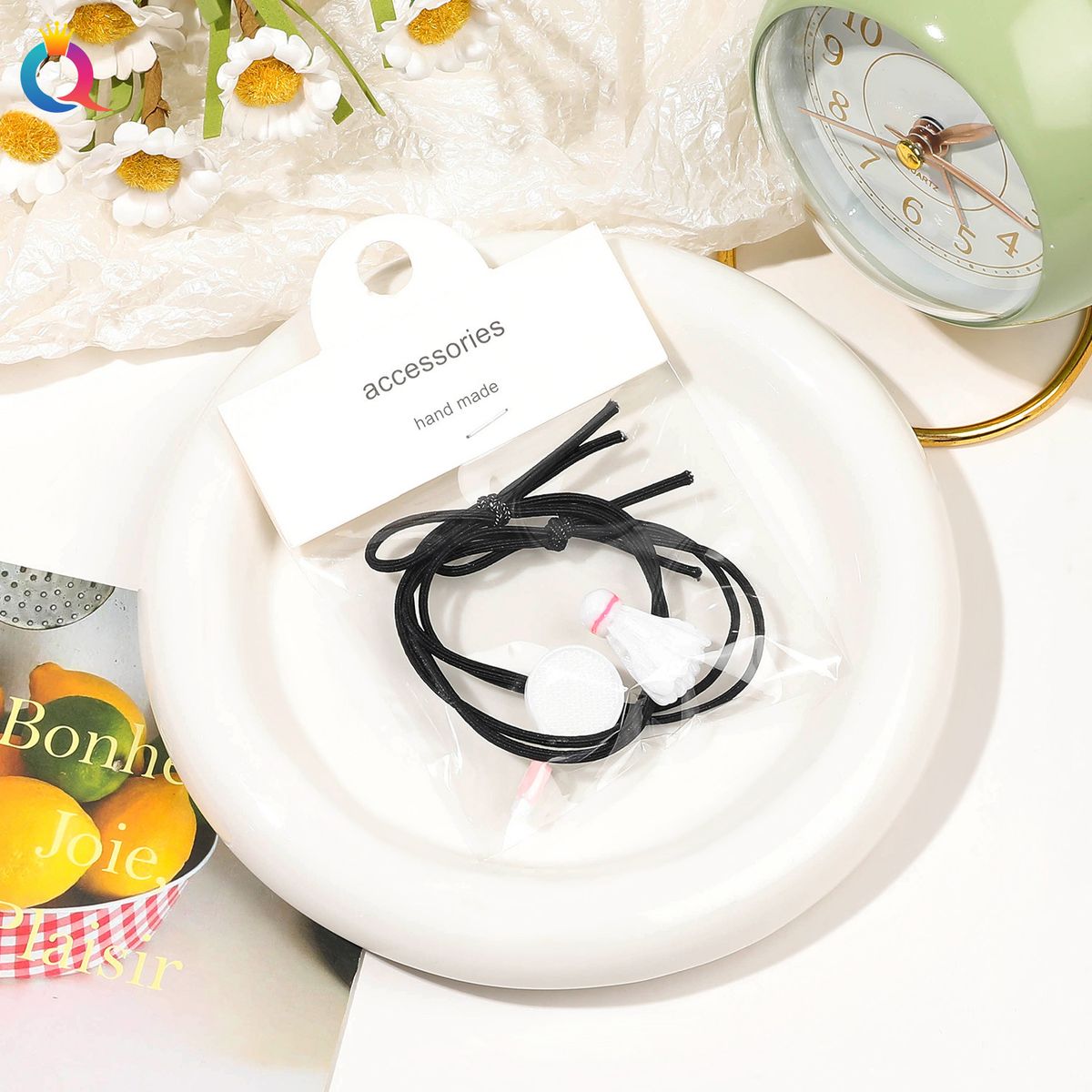 Elastici per capelli sportivi - Fasce per capelli antiscivolo ad alta elasticità per badminton, tennis e palestra (accessori per capelli resistenti, resistenti al sudore, in confezioni grandi)_voghion.com