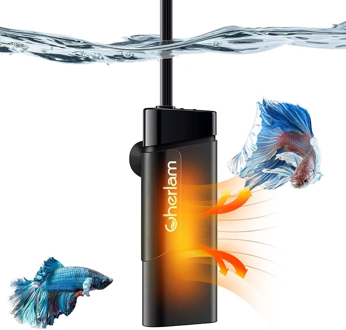 Mini Aquarium Heater,50W Submersible Fish Tank Heater,Turtle Tank Heater With Red&Green Indicator Lights,Small Aquarium Heater Suitable For Freshwater&SeaWater_voghion.com