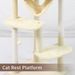 Floor To Ceiling Cat Tower With Adjustable Height(92-101 Inches), 7 Level Cat Climbing Tower With Cozy Hammock, Platforms And Dangling Balls For Ind_voghion.com