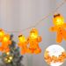 Cross-Border LED New Decoration Christmas Tree Gingerbread Room Battery Cookie Man String Lights_voghion.com