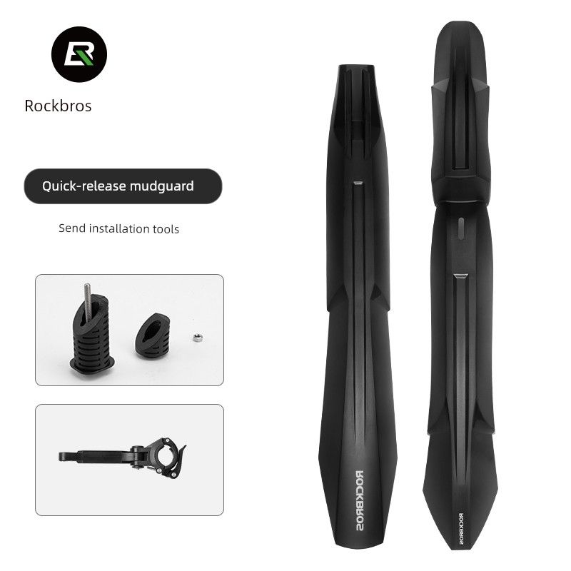 Rockbros Fender pikakiinnitteinen polkupyörän maastopyörän sadesuojalauta 24-tuumainen 26-tuumainen 27,5 levennetty ja pidennetty paitsi_voghion.com