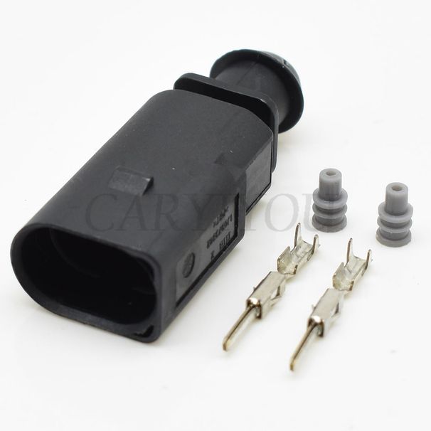 1 Set Pin Way Auto Temp Sensor Stecker Deflation Vae Buchse Wasserdichte Elektrische Draht 1,5mm Stecker 1J097380_voghion.com