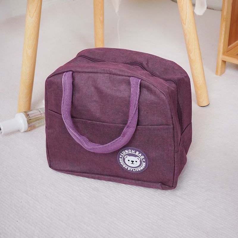 Insulated Lunch Bag Small - Thermal Cationic Food Carrier For Office, School & Picnic (Leak-Proof Thickened Handheld)_voghion.com