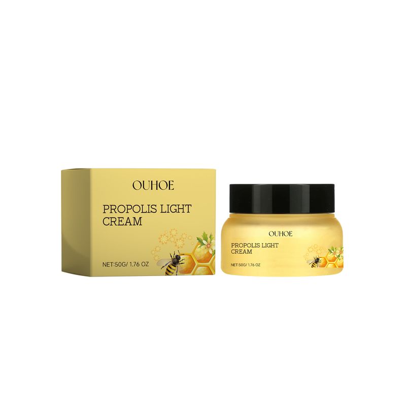 OUHOE Crème Nourrissante à la Propolis et Crème Hydratante pour le Visage_voghion.com