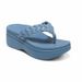 Wedge Heels To Wear Seaside Beach Fashion Increase Thick Soled Flip-flops_voghion.com