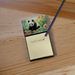 NEW Panda Sticky Note Holder Refillable Dispenser Self-Sticky Note Pads, Memo Pads Blank Desk Accessories_voghion.com