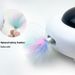 Pet gravity UFO electric automatic teaser stick toy turntable cat self entertainment puzzle tool_voghion.com