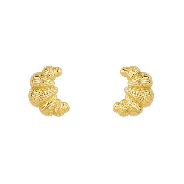 Collana da donna in argento sterling S925 con motivo a croissant retrò, stile freddo, con catena a mezzaluna plissettata_voghion.com