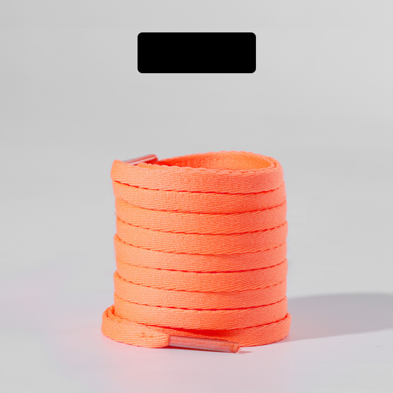 Schongaccessoiren originell eenzel Schicht schwaarz-wäiss orange Lafschong Sport Basketballschong ultra liicht 19 flaach Schnürsenkel Seel e Paar_voghion.com