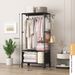 Portable Wardrobe Closet With Dust Cover – Freestanding Closet Organizer With Shelves, Easy Assembly, Modern Design For Home & Dorm_voghion.com