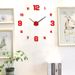 Luminous Diy Wall Clock Personalized Household Punch-free Decorative Wall Sticker Clock Acrylic Clock Simple Digital Wall Clock_voghion.com
