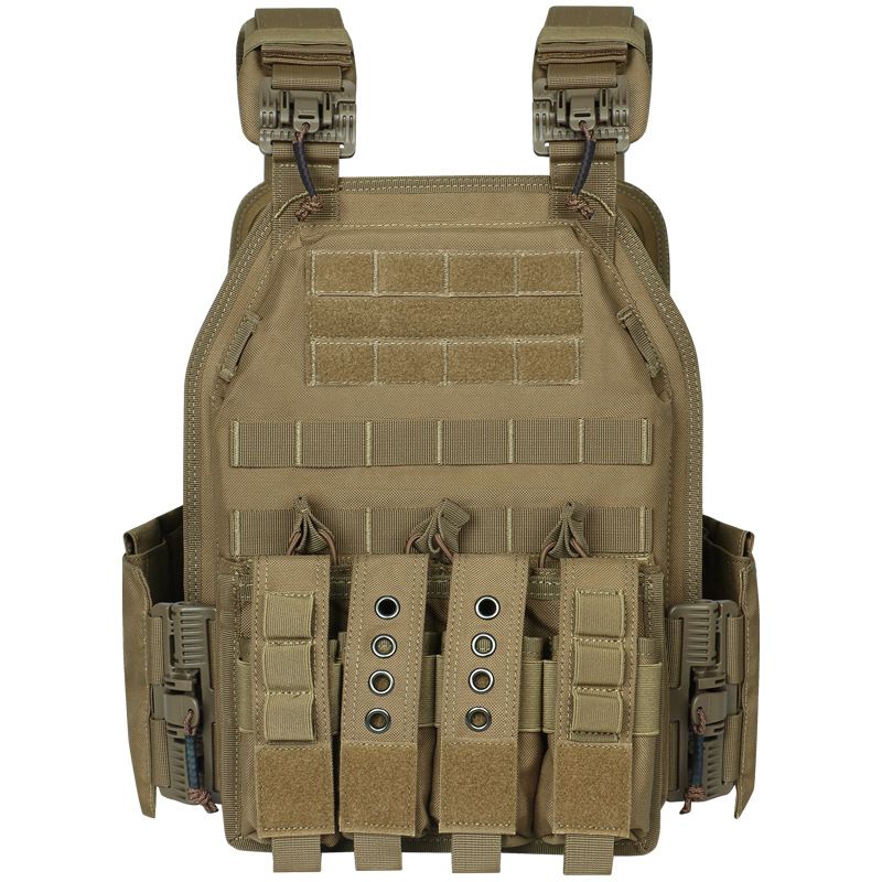 Tactical Quick-Release Vest – Multi-Purpose Combat Gear (MC/Black/Khaki/Ranger Green) | Durable & Breathable (One Size Fits All)_voghion.com
