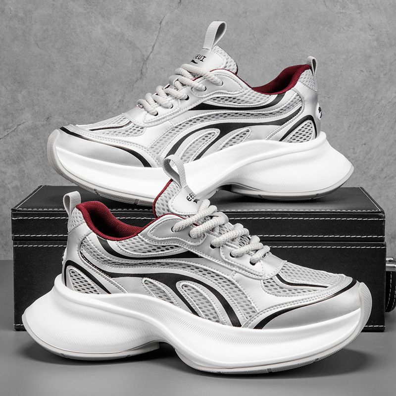 Zapatillas deportivas de verano para hombre, modernas y con diseño de bloques de color, cómodas y transpirables._voghion.com