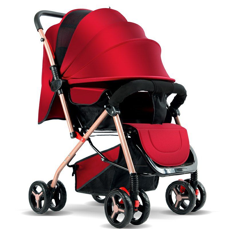 Passeggino per bambini Passeggino leggero per bambini Manufatto può sedersi e sdraiarsi Bambola pieghevole per neonati può sedersi_voghion.com