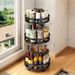 1pc 2/3-layer Rotatable Kitchen Seasoning Rack, Metal Turntable, Rotatable Spice And Seasoning Storage Rack, Spice Jar Organizer_voghion.com