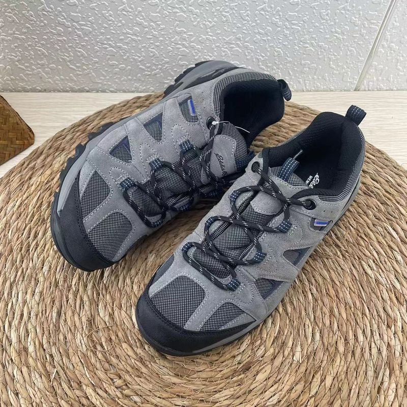 Wygodne buty męskie wodoodporne buty outdoorowe odporne na zużycie antypoślizgowe buty trekkingowe do biegów przełajowych wygodne amortyzujące buty górskie_voghion.com